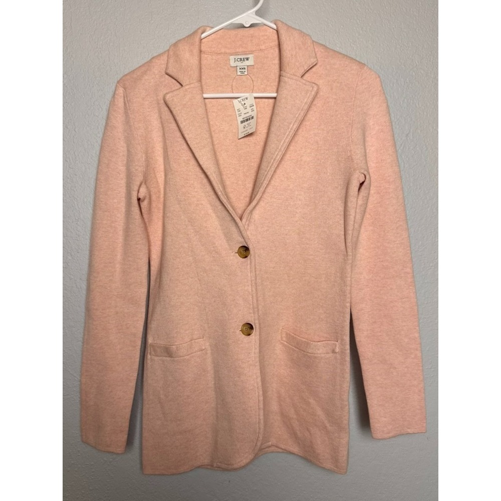J.CREW Blazer Women's XXS NWT Peachy Pink Old Money Business Casual Professional